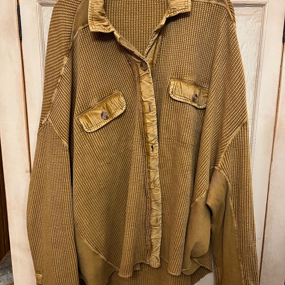 Free People One Scout Jacket Size Medium in Fawn